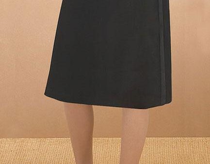 Suzanna  Black Tuxedo Skirt For Cheap