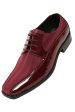 179  Burgundy Striped Tuxedo Shoes Online Hot Sale