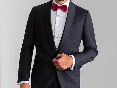 Max  Black 1-Button Shawl Tuxedo (2-Piece Set) Online