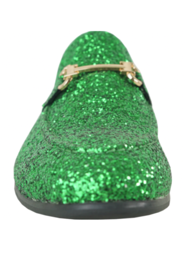 Glitter  Green Shoes on Sale