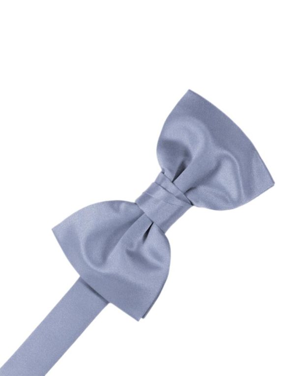 Periwinkle Luxury Satin Kids Bow Tie Fashion