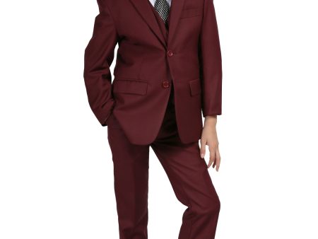 Jax  Kids Burgundy Suit 5-Piece Set Online Hot Sale