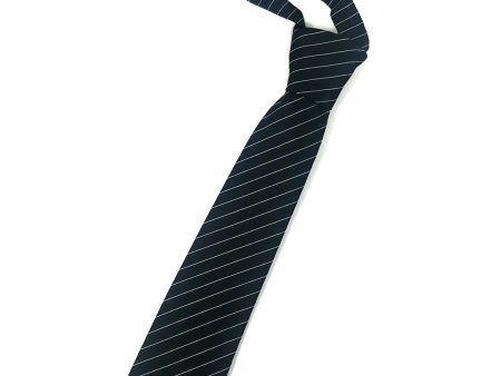 Black Newton Stripe Kids Necktie Online Sale