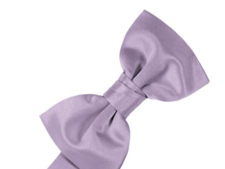 Heather Luxury Satin Kids Bow Tie Online