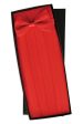 Red Silk Cummerbund & Bow Tie Set For Cheap