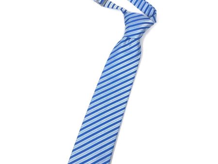 Blue Newton Stripe Kids Necktie Hot on Sale