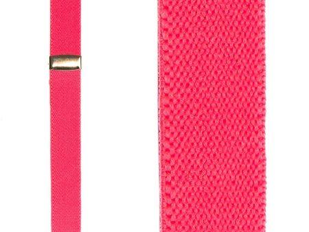 Pink Charleston  Suspenders Cheap