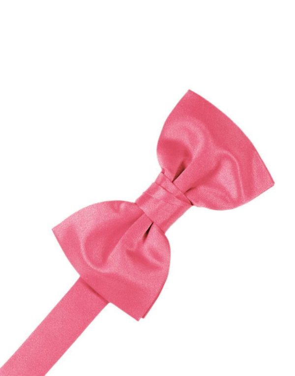 Bubblegum Luxury Satin Kids Bow Tie For Cheap