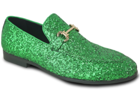 Glitter  Green Shoes on Sale