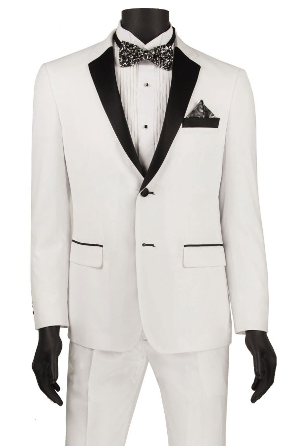 Sergio  White Tuxedo (2-Piece Set) Fashion