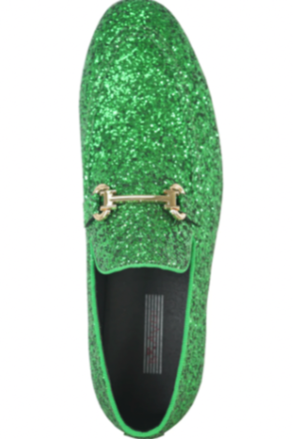 Glitter  Green Shoes on Sale