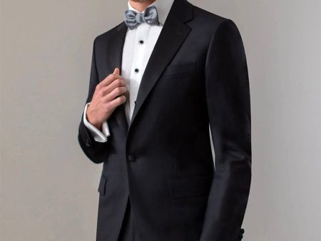 Trend  Black 1-Button Notch Tuxedo (2-Piece Set) on Sale