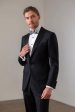 Trend  Black 1-Button Notch Tuxedo (2-Piece Set) on Sale