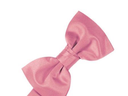 Rose Petal Luxury Satin Kids Bow Tie Online Sale