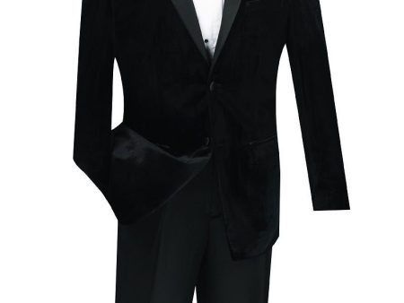 Velvet  Black Tuxedo (2-Piece Set) Online Hot Sale