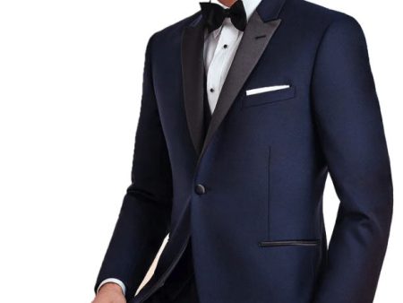 Blake  Navy Tuxedo Jacket (Separates) For Cheap