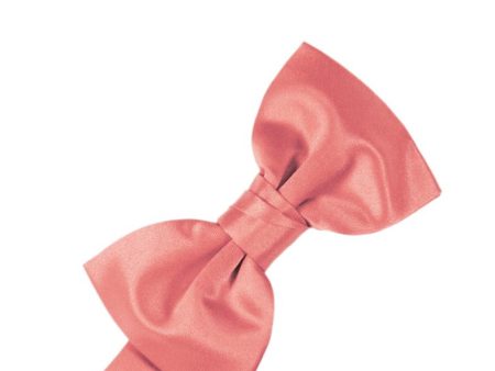 Guava Luxury Satin Kids Bow Tie Supply