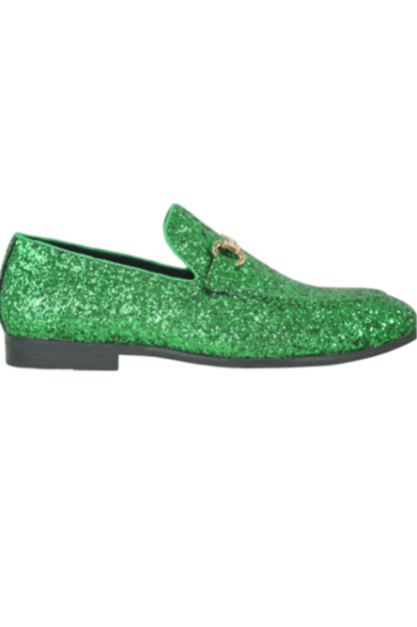 Glitter  Green Shoes on Sale