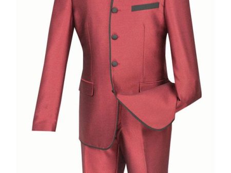 Darius  Burgundy Tuxedo (2-Piece Set) Online