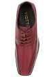 179  Burgundy Striped Tuxedo Shoes Online Hot Sale