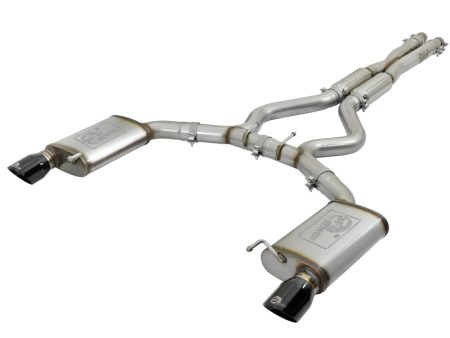 aFe MACHForce XP 3in-2.5in 304SS Exhaust Cat-Back 15-20 Audi S3 L4-2.0L (t) - Black Tips For Sale