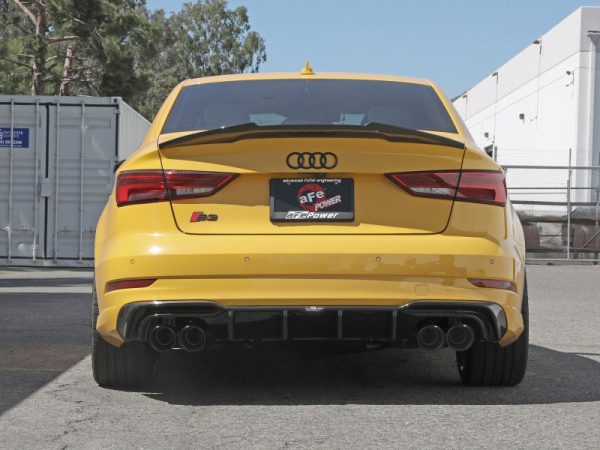 aFe MACHForce XP 3in-2.5in 304SS Exhaust Cat-Back 15-20 Audi S3 L4-2.0L (t) - Black Tips For Sale