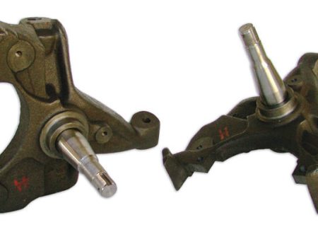 88-98 Chevy C-1500 2in Drop Spindles (with LD Brakes, 1in thick rotors) Pair Online Sale